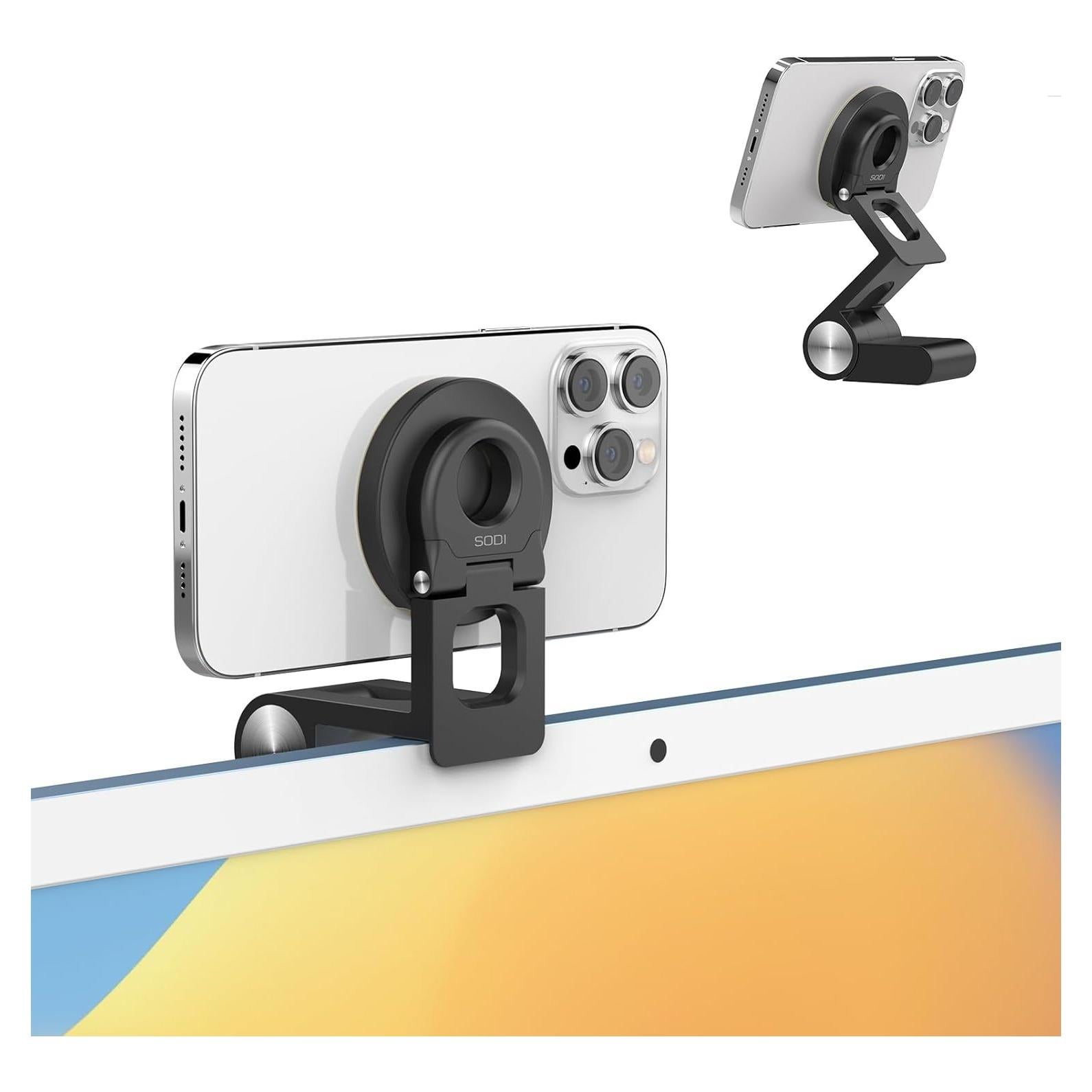 Soporte de Cámara de Continuidad SODI para iPhone 12-16 y Mac