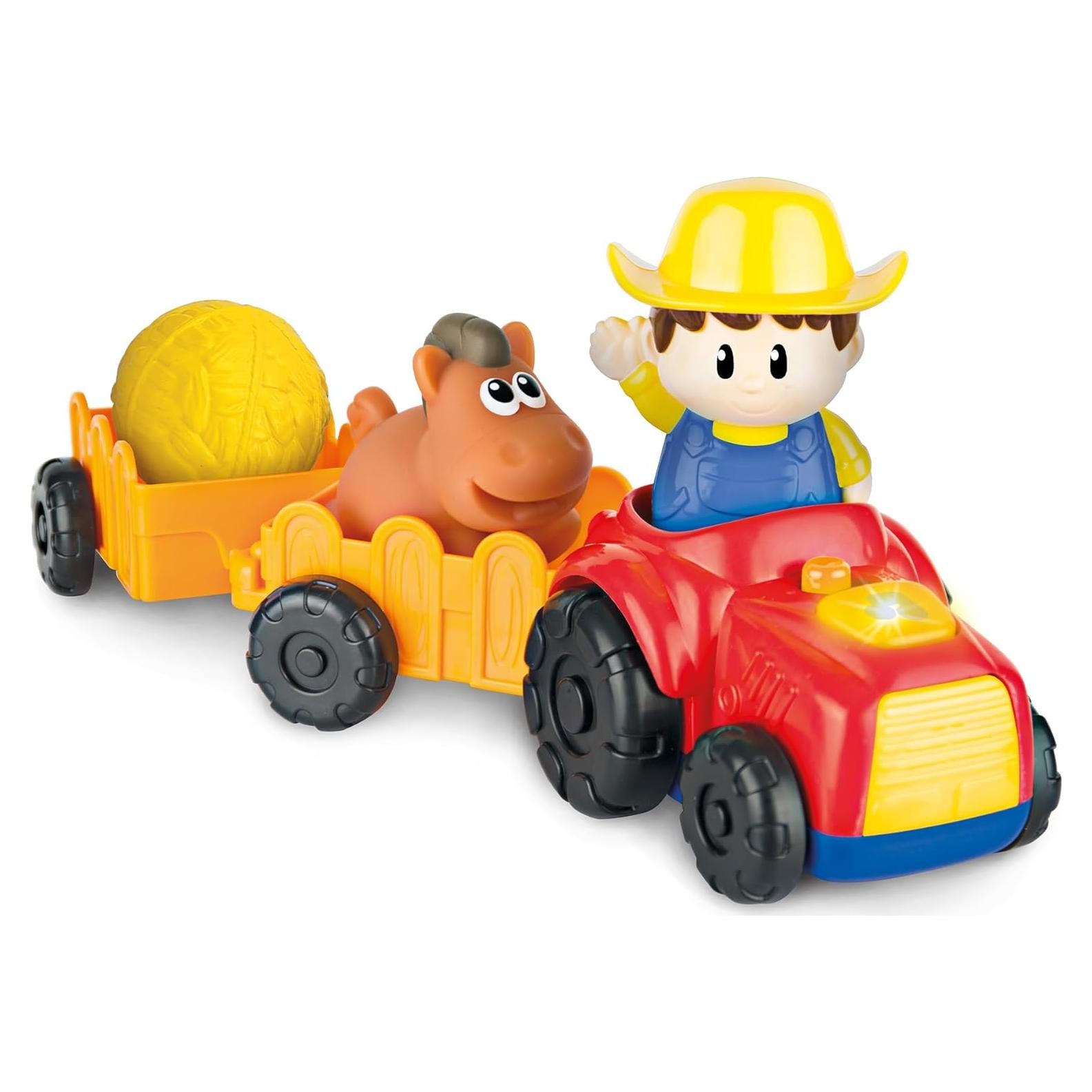 Tractor de Juguete Bambiya con Granjero y Animales 8.5x31.5cm