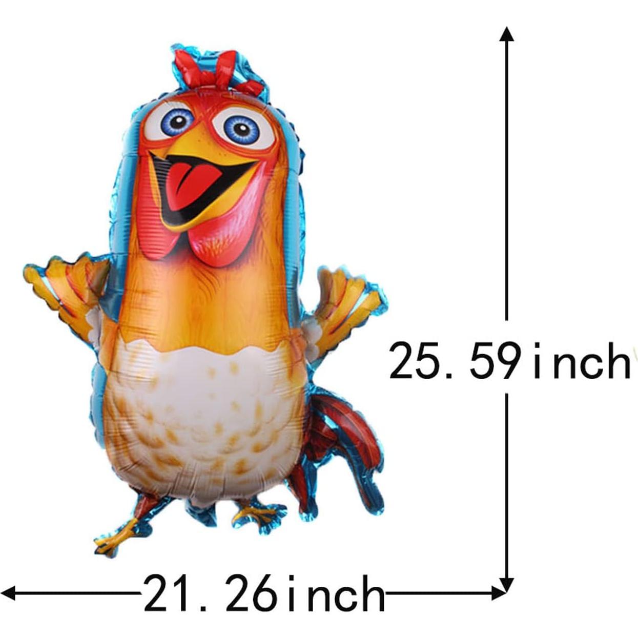 Globos de Fiesta de Animales de Granja Ananle-Joy 12PCS