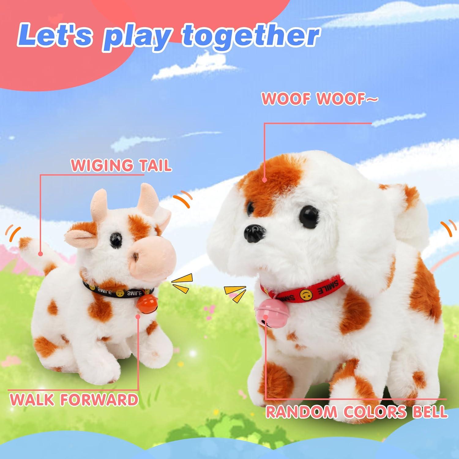 Juguete Interactivo Vaca Hopearl 17.78 cm con Sonidos