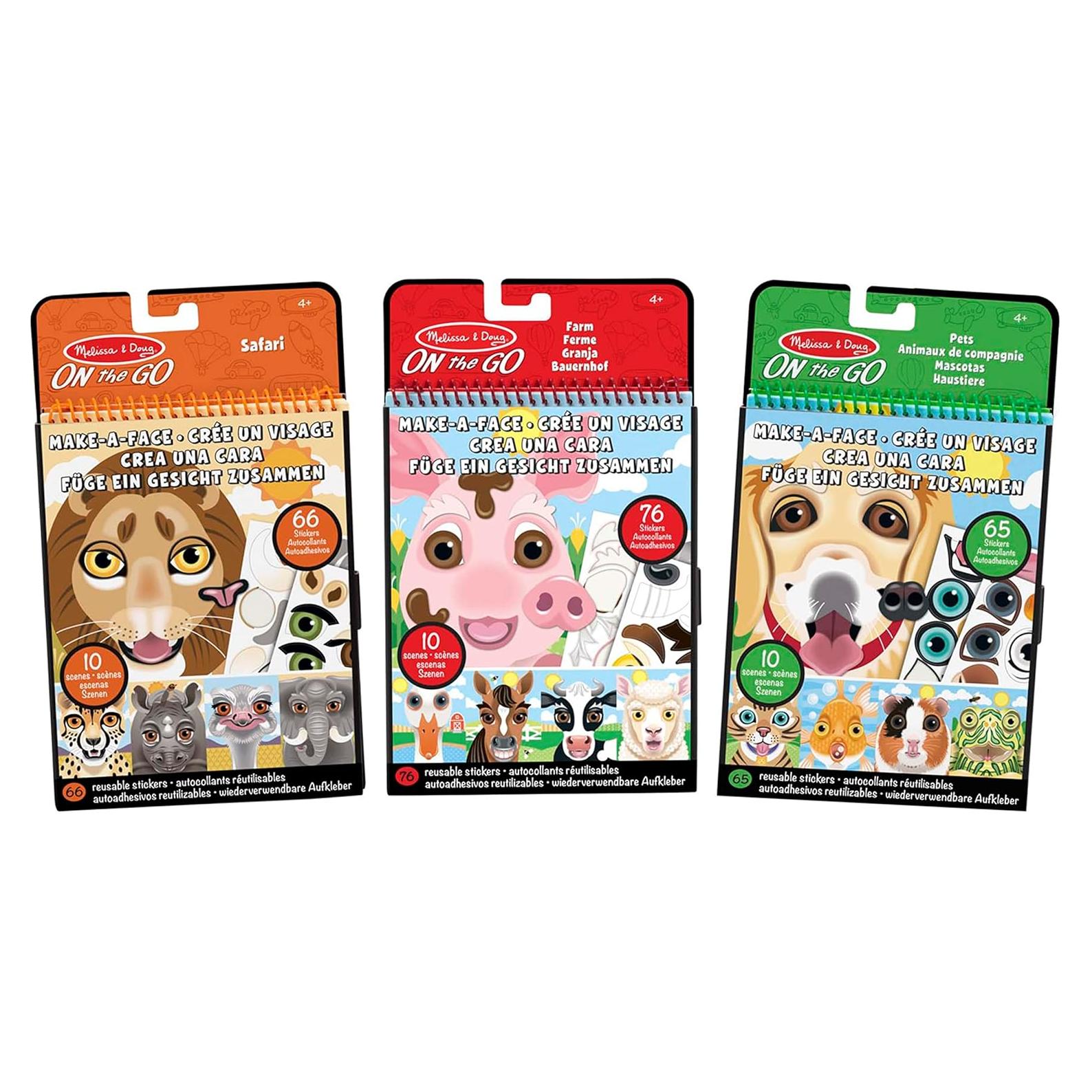 Almohadillas de Calcomanías Reutilizables Melissa & Doug 3-Pack