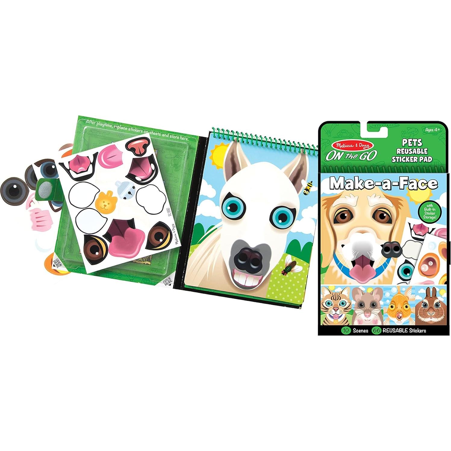 Almohadillas de Calcomanías Reutilizables Melissa & Doug 3-Pack