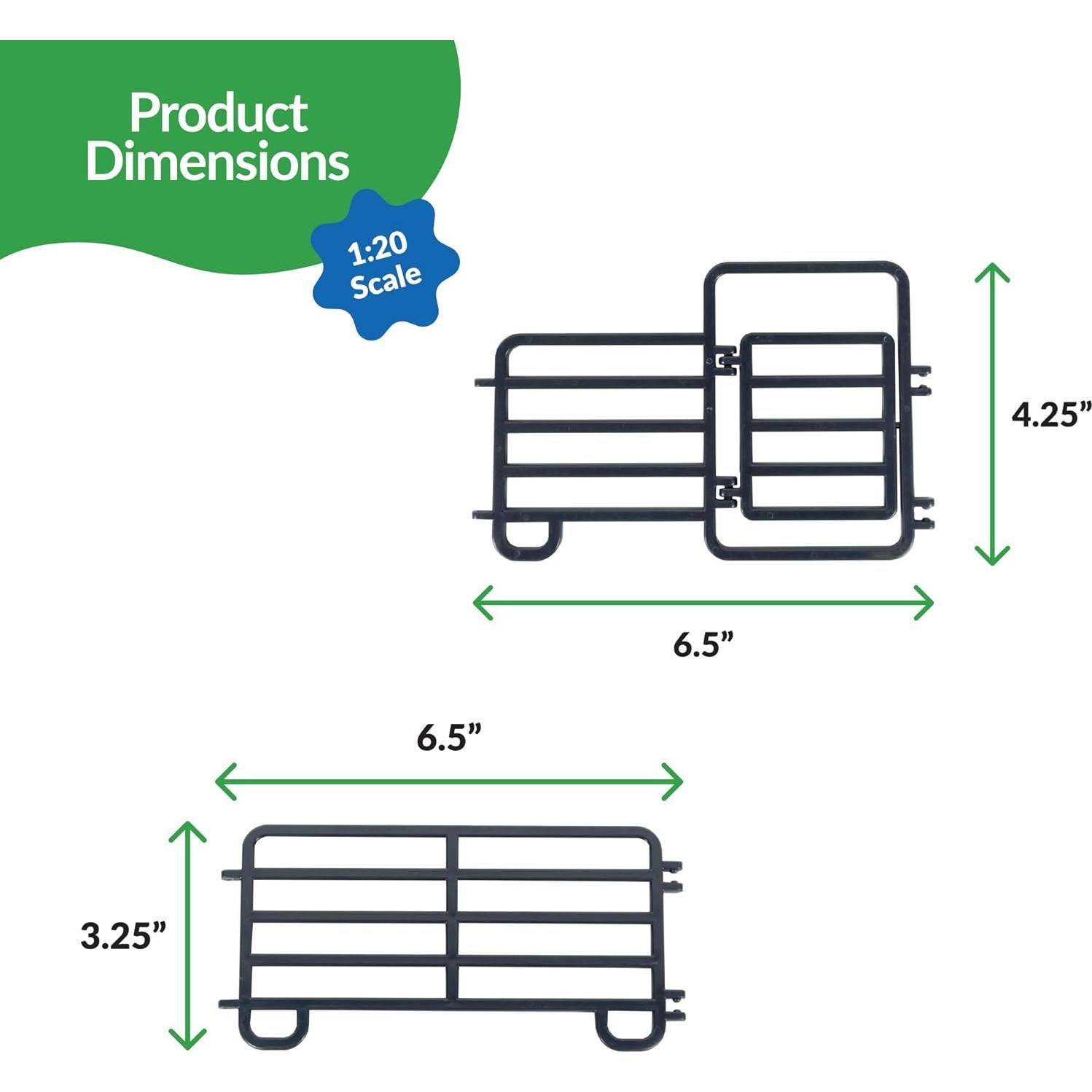 Conjunto de Paneles de Cerca de Corral Big Country Toys 7 Piezas