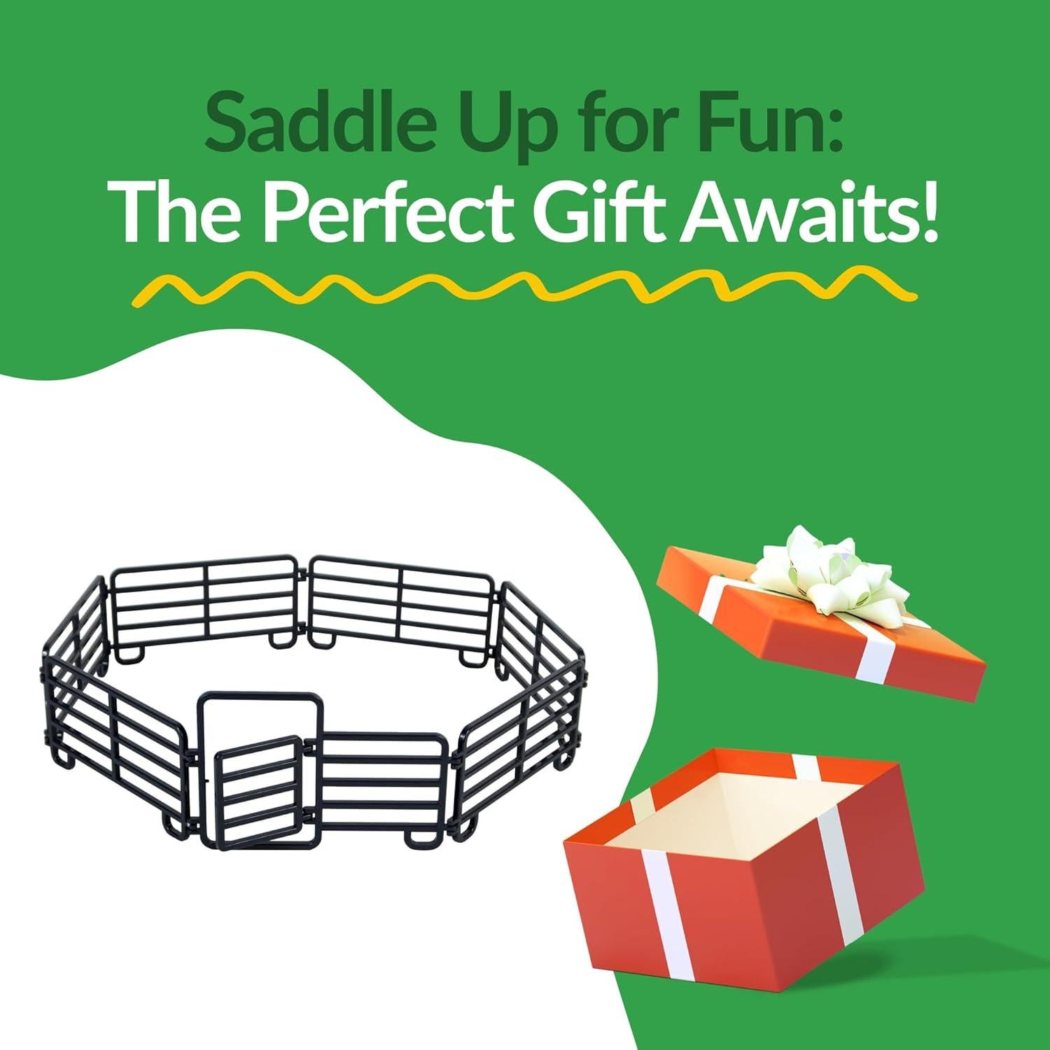 Conjunto de Paneles de Cerca de Corral Big Country Toys 7 Piezas