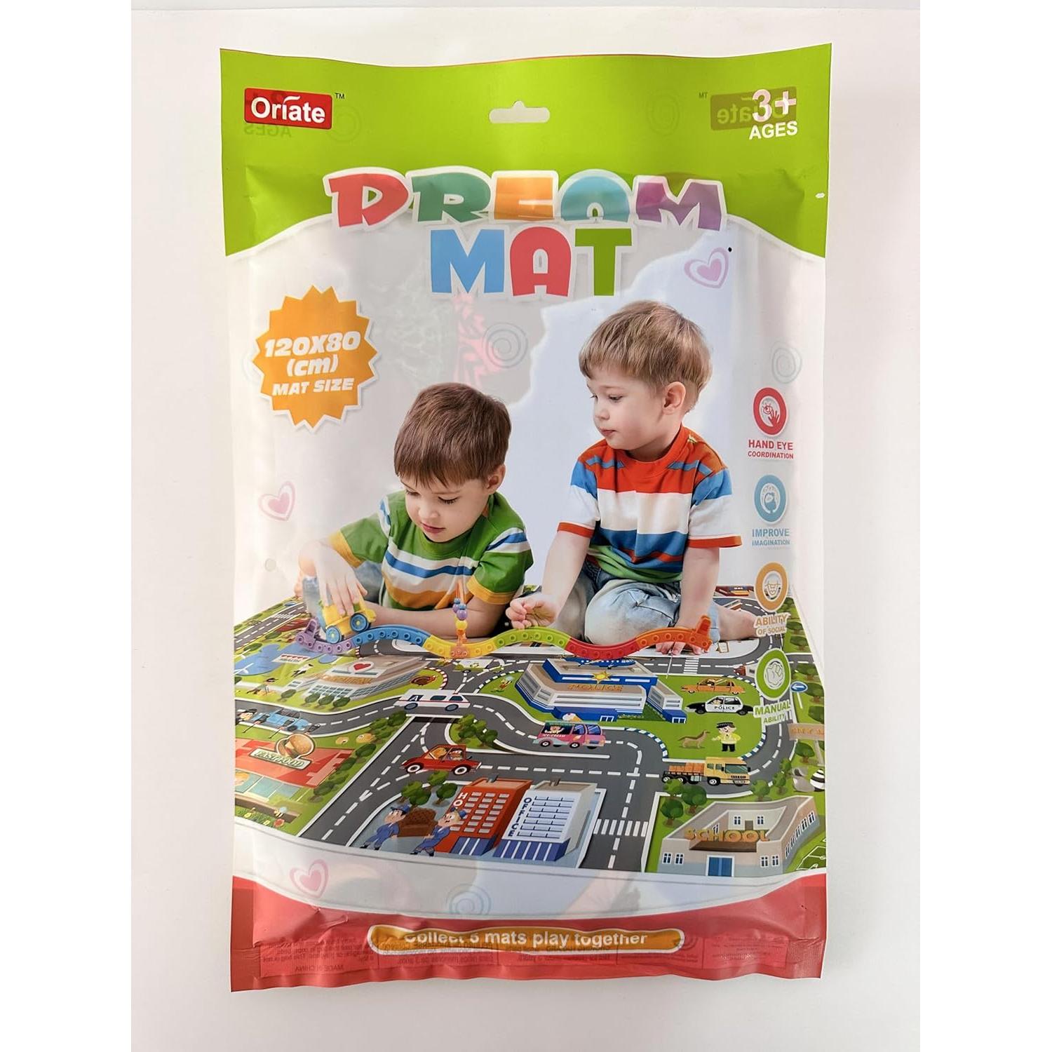 Alfombra de Juego Oriate Granja Feliz 120x80 cm Educativa