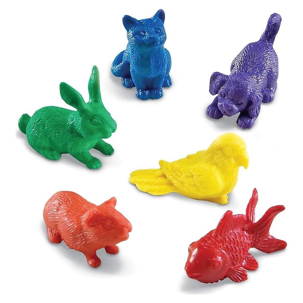 Contadores de Mascotas Domésticas Learning Resources - Set 72 Piezas