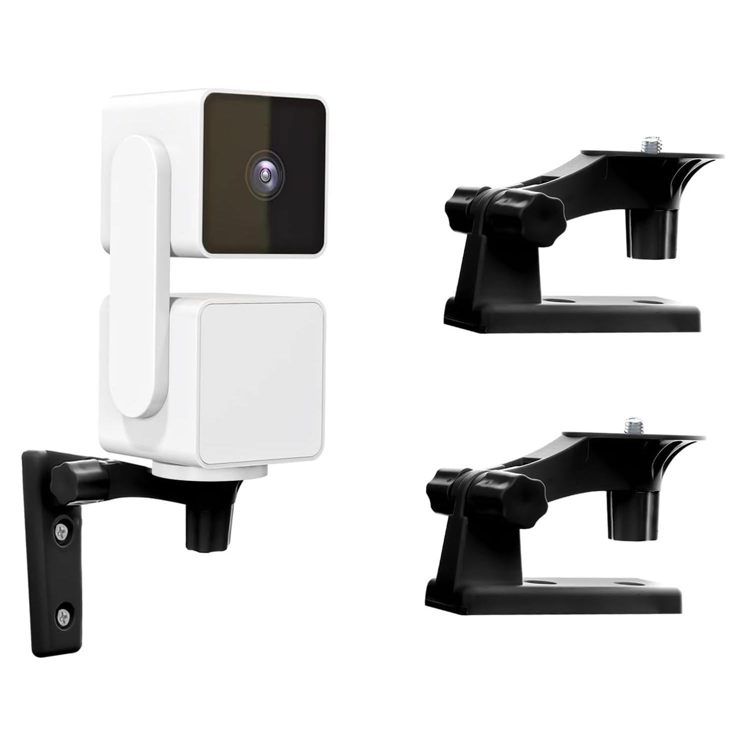 Soporte de Pared para Cámara Tekcam Ajustable 180° Negro - Paquete de 2