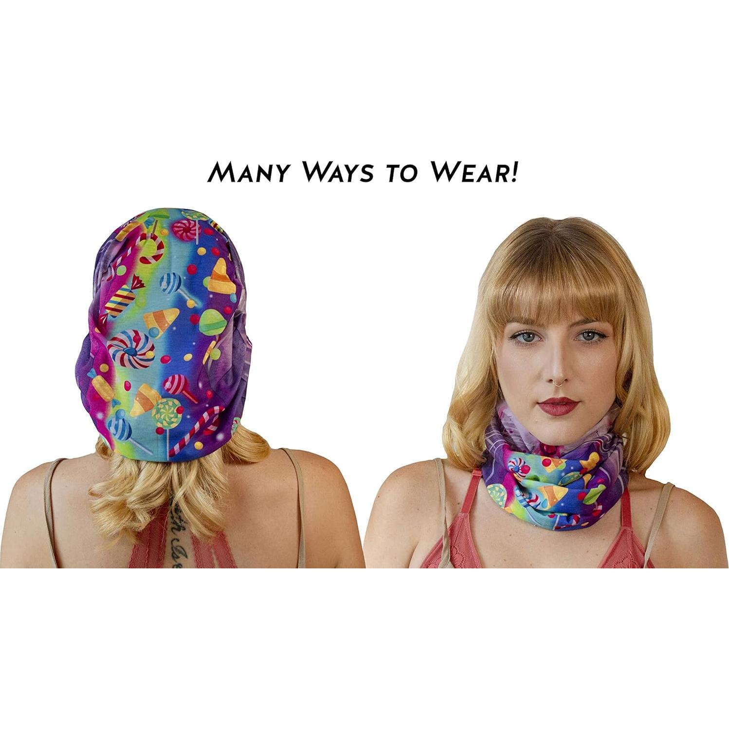 Mascarilla Facial Bandana Buff Plur Vision Gato de Caramelo