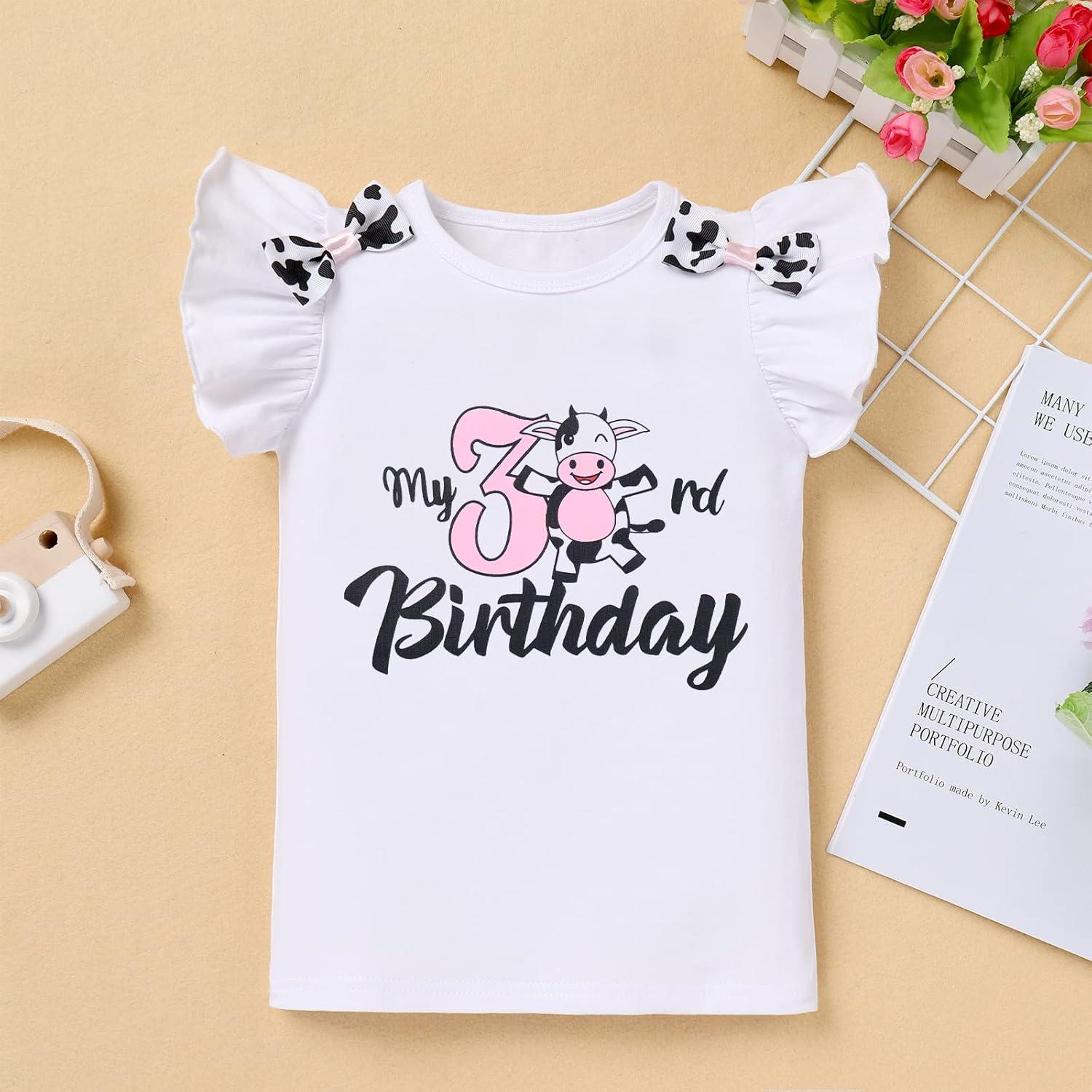 Conjunto Cake Smash Niña 1er Cumpleaños Vaca IBTOM CASTLE