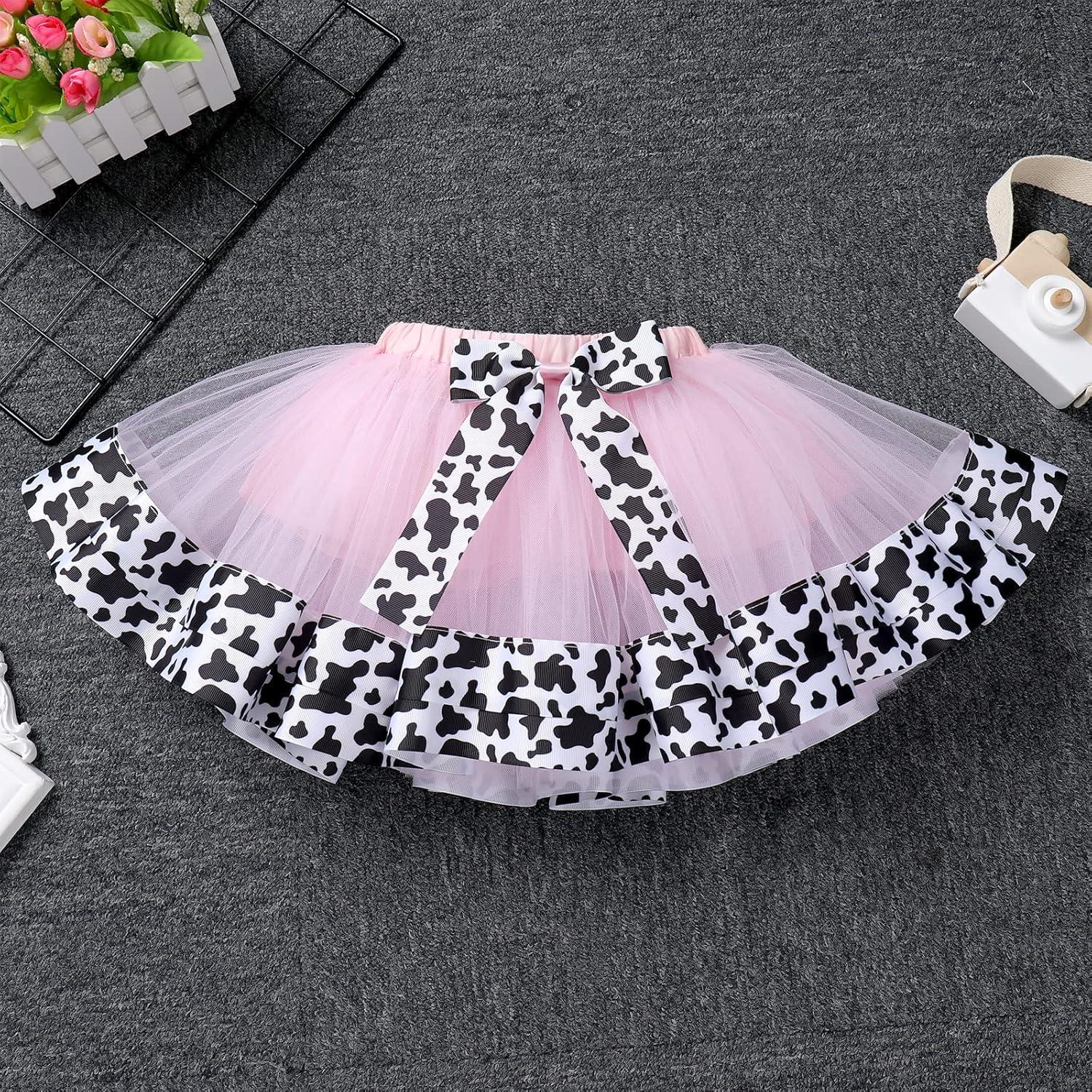 Conjunto Cake Smash Niña 1er Cumpleaños Vaca IBTOM CASTLE