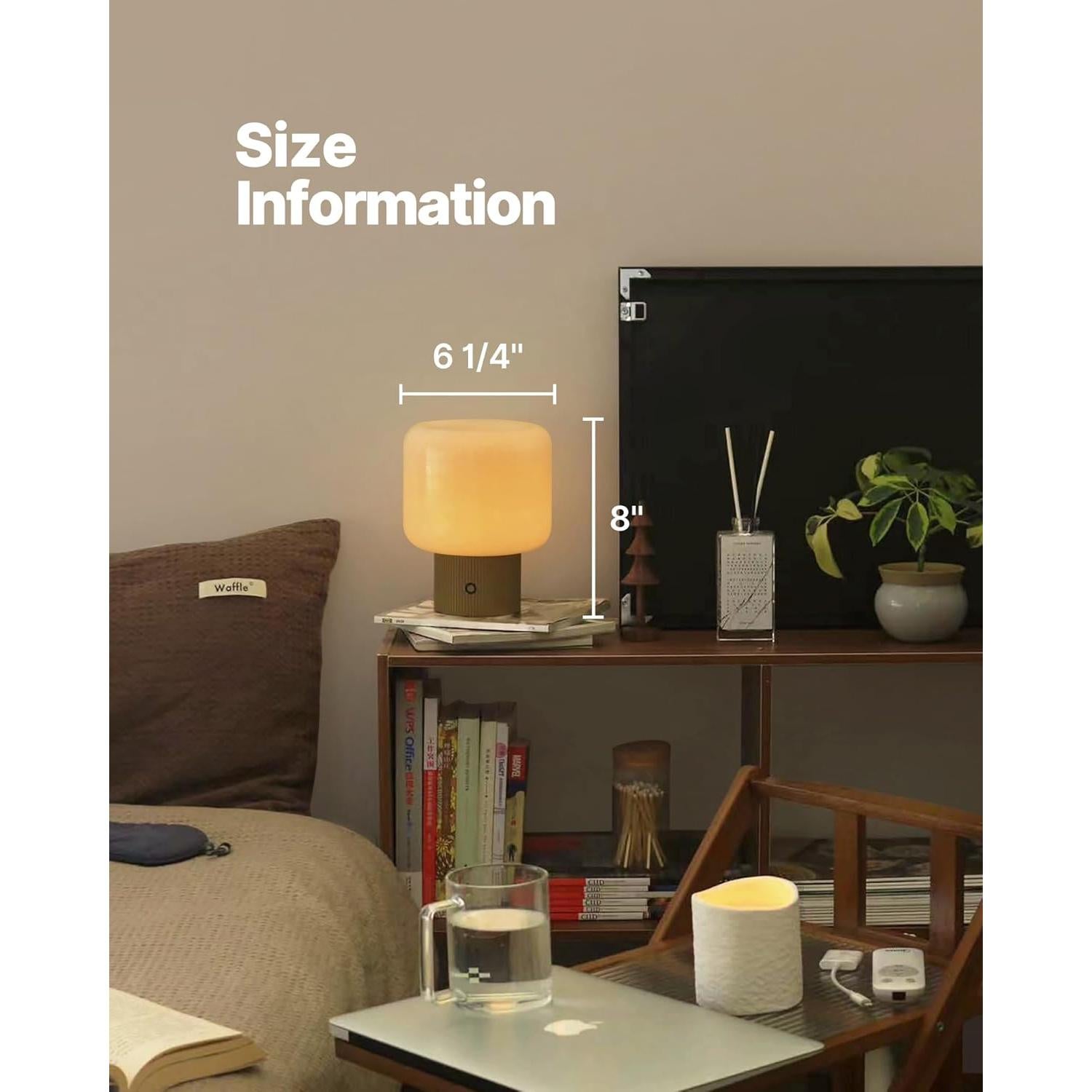 Lámpara de Hongo Magcharm Amarillo Mostaza 5W LED Recargable