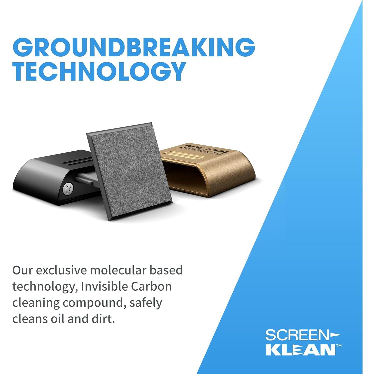 Limpiador de Pantalla CarbonKlean Oro Electrochapado - 5.7x5.4cm