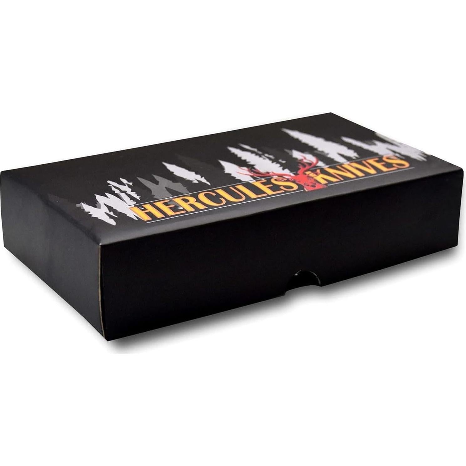 Cuchillo Plegable Damasco Hercules 19.81 cm para Camping