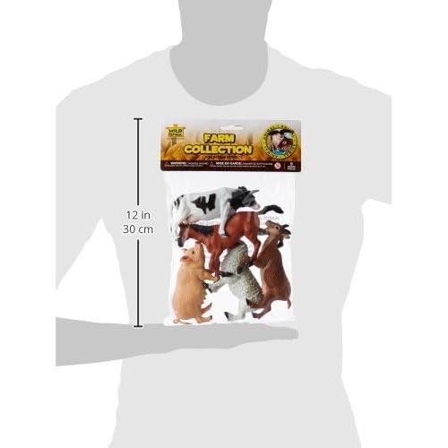 Colección de Granja Wild Republic 5 Piezas Animales