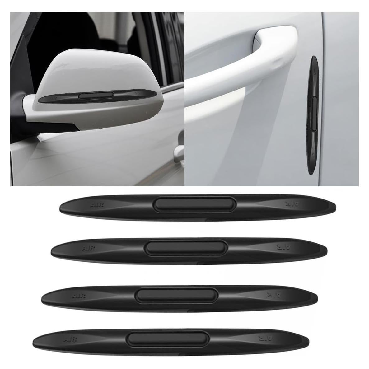 4 Protectores de Bordes de Puerta SMILFUY Anticolisión Negro