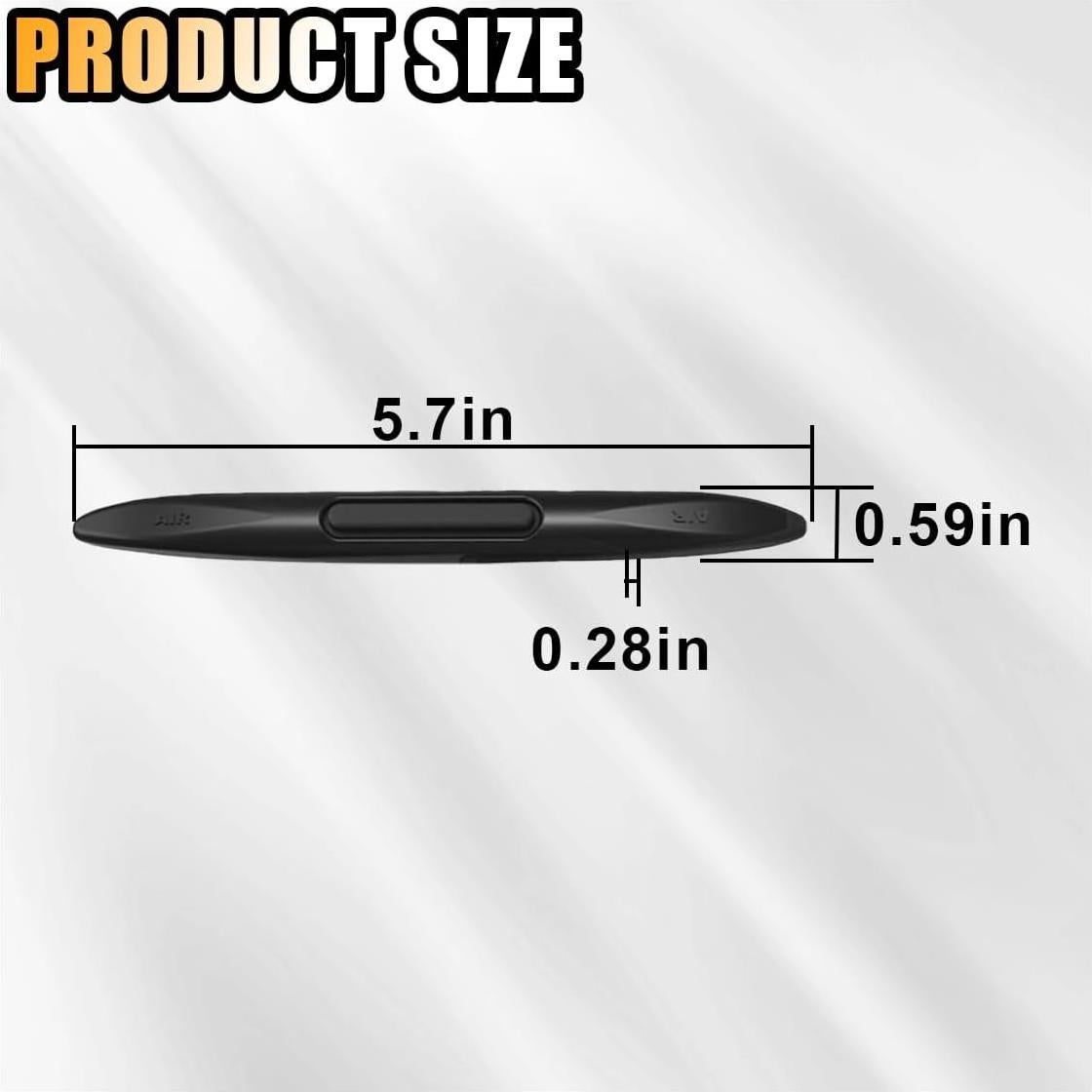 4 Protectores de Bordes de Puerta SMILFUY Anticolisión Negro