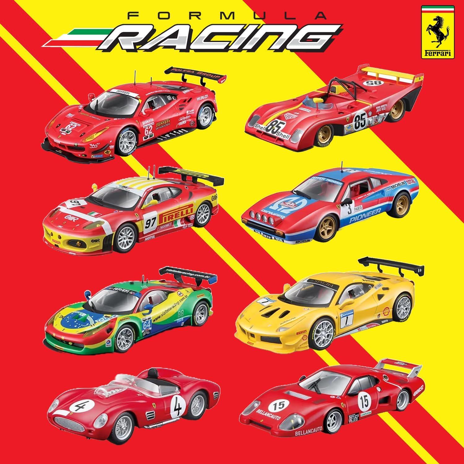 Coche de Modelo Bburago Ferrari 312 P Escala 1:43 Metal