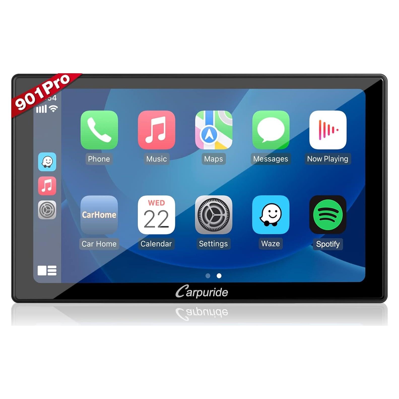 Estéreo Portátil Carpuride W901 Pro 9" Carplay Android Auto