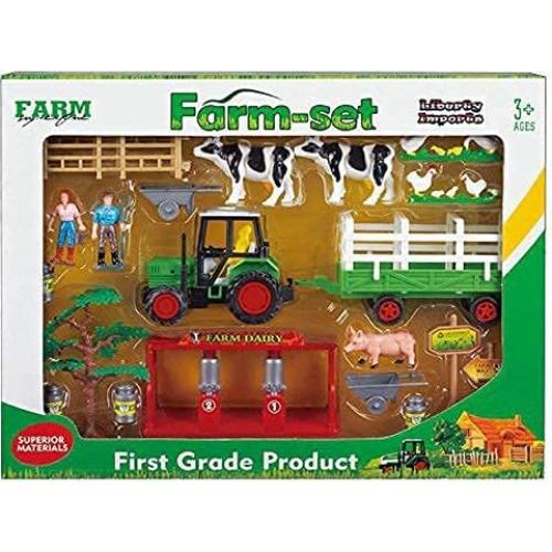 Juego de Granja Lechera Liberty Imports 23 Piezas con Animales