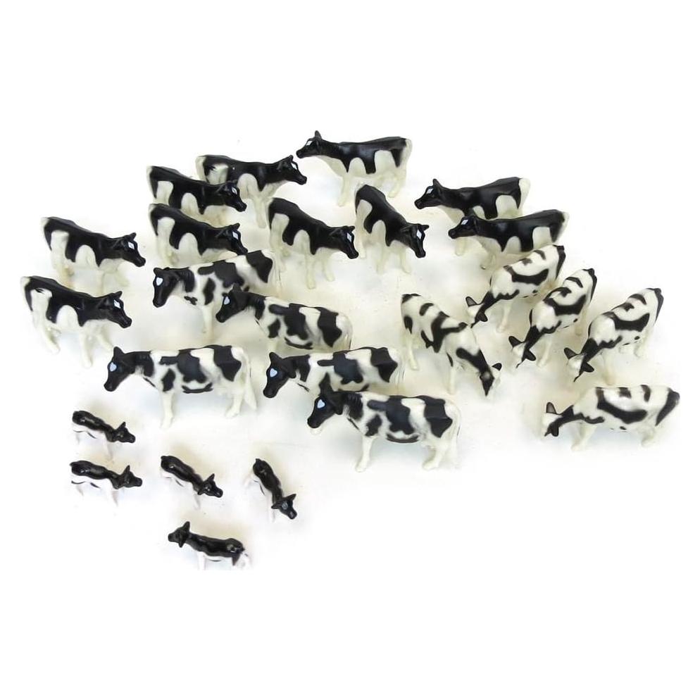 Paquete de 25 Ganado Holstein ERTL 1/64 para Modelos