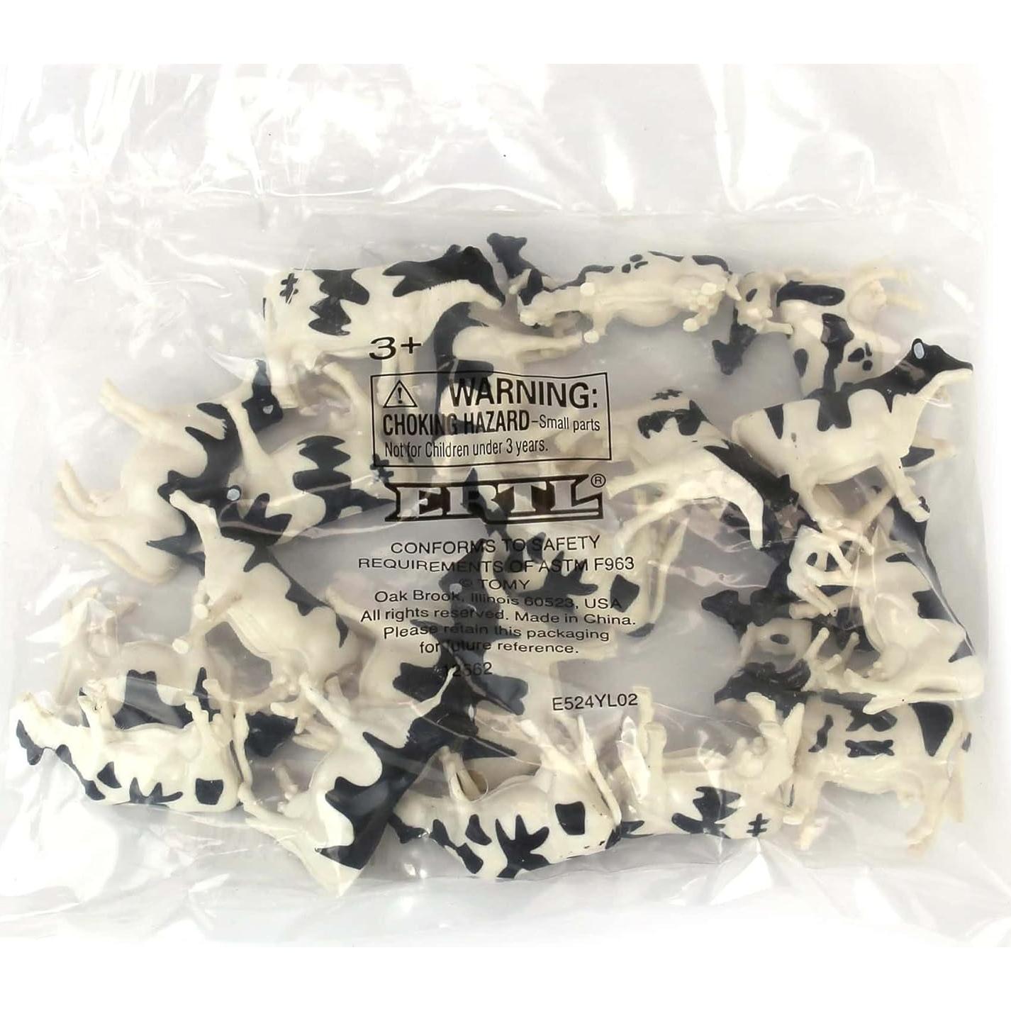 Paquete de 25 Ganado Holstein ERTL 1/64 para Modelos