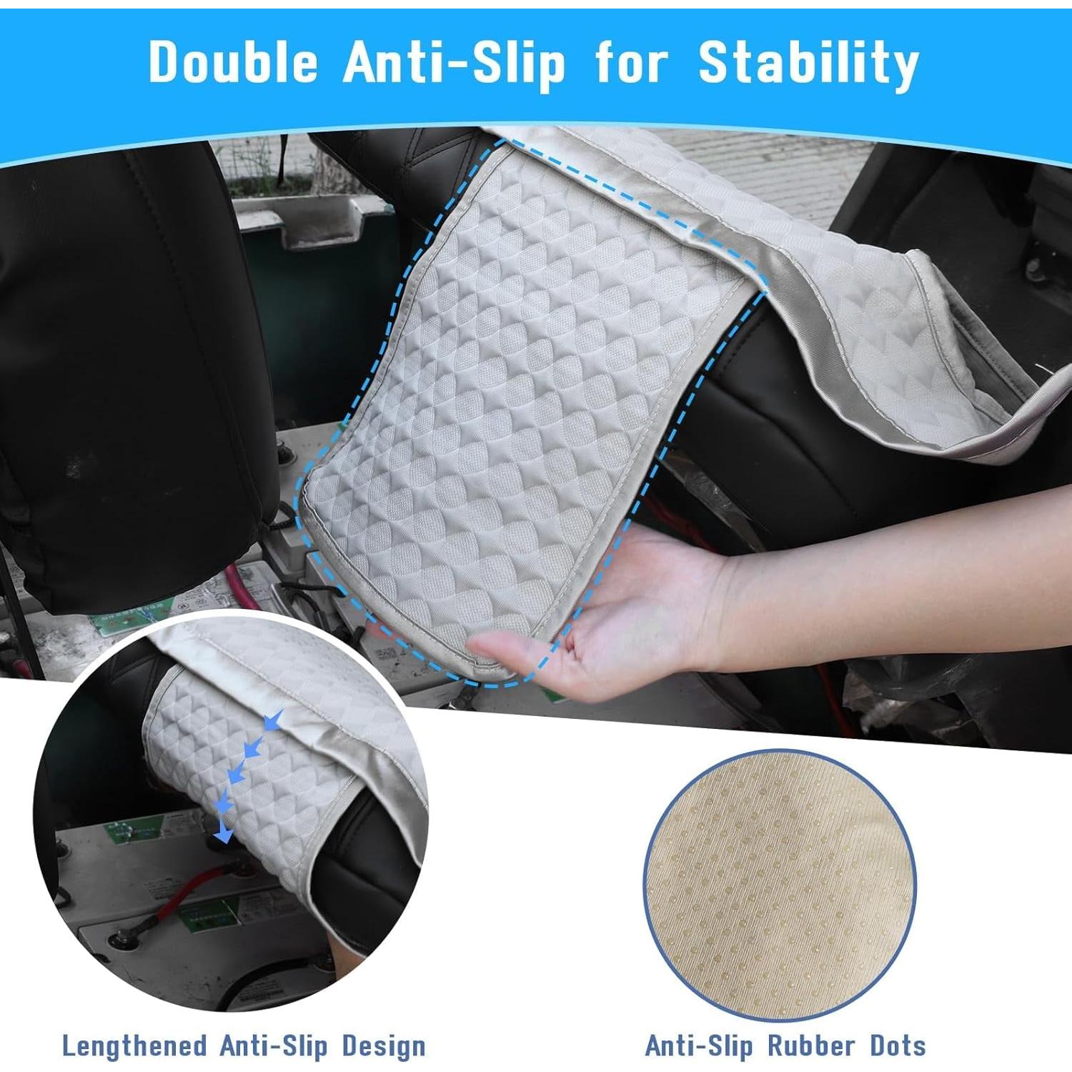 Cubierta de Asiento para Carro de Golf LEAPGOMAX Gris 125x74cm