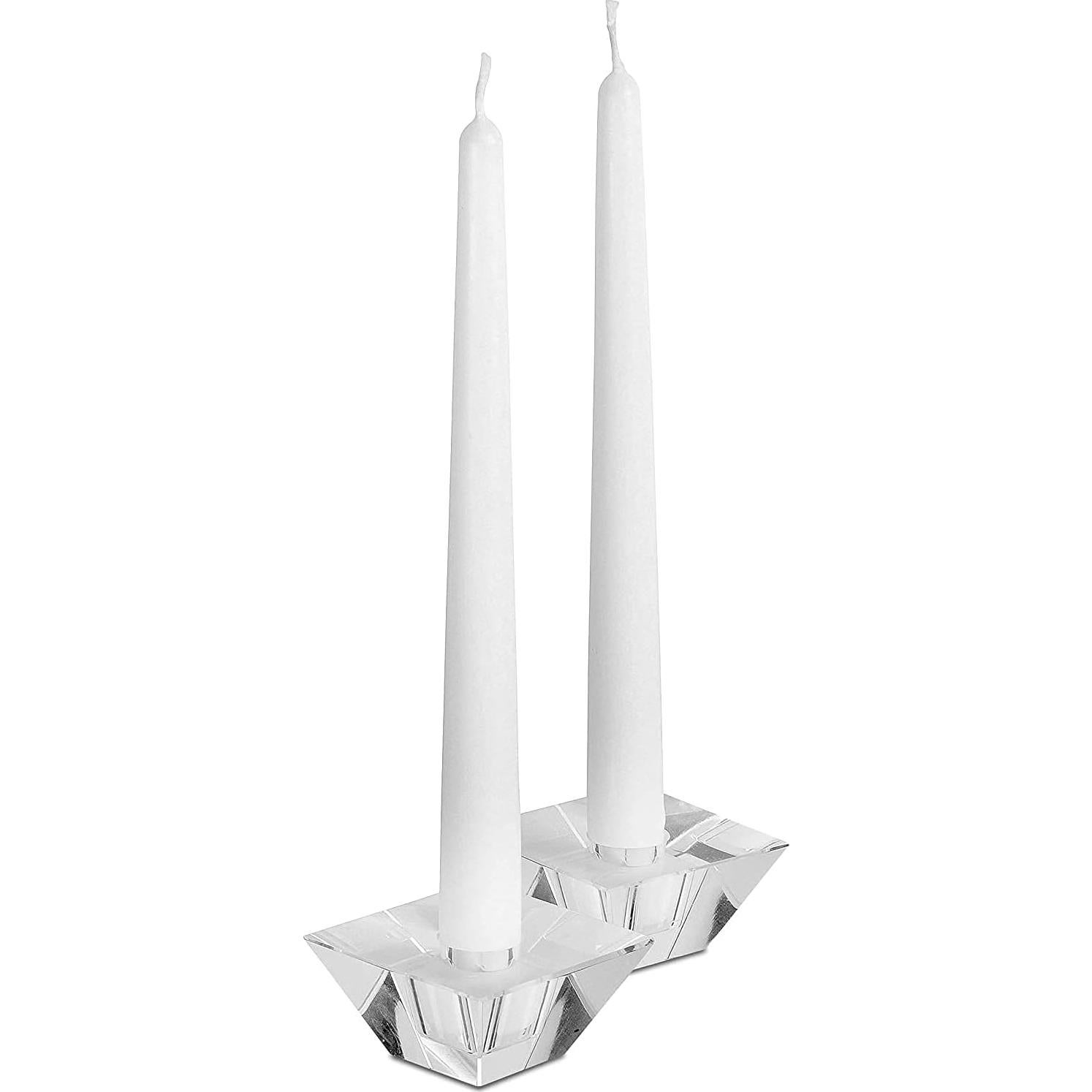 Velas Taper Altas Hyoola 10 Pulgadas Blancas Sin Aroma - 96 Unidades