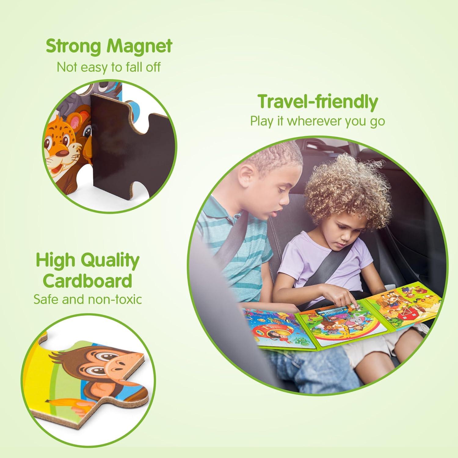 Rompecabezas Magnéticos SYNARRY para Niños 20 Piezas Animales