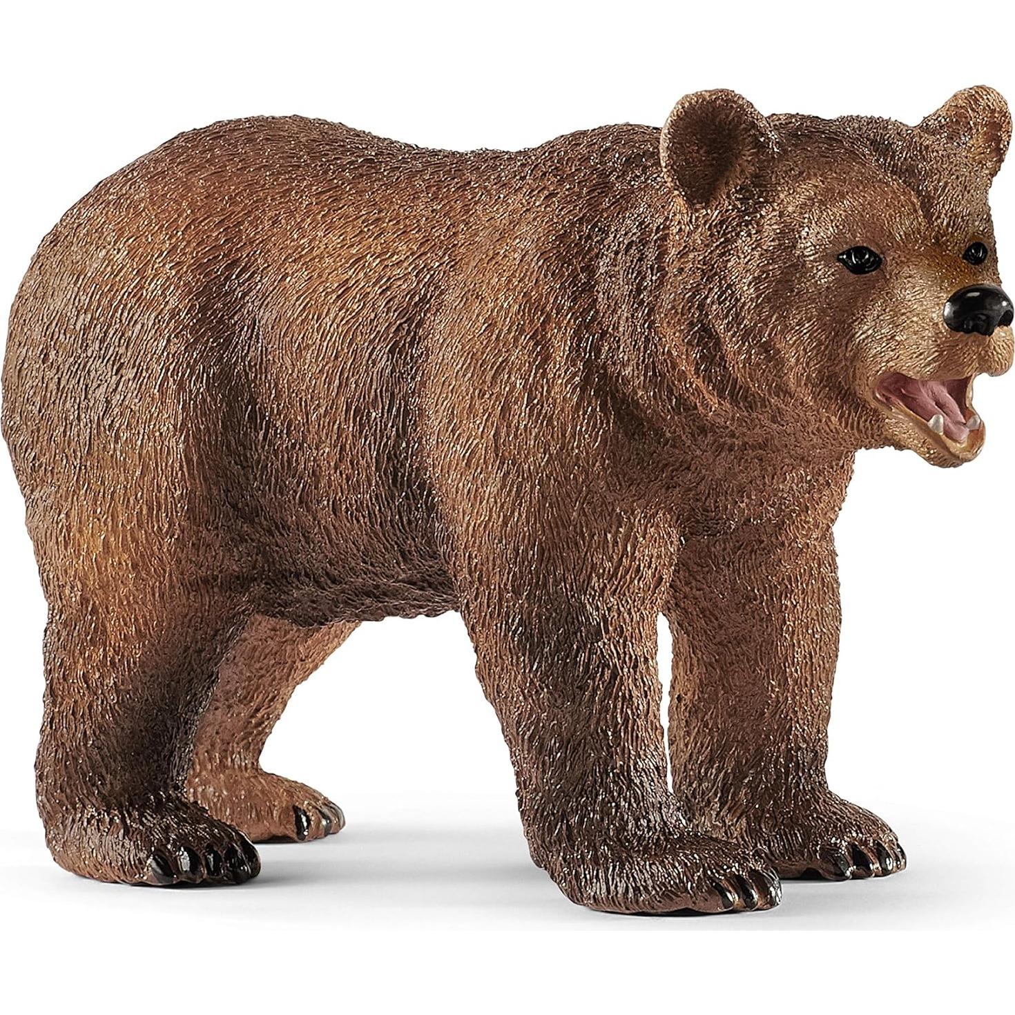 Juego de Animales Schleich Oso Grizzly y Cachorro 4 Piezas