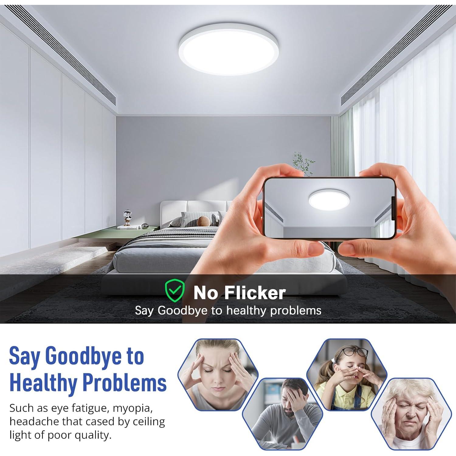 Luz de Techo LED Empotrada SunRider 24W 2400LM 6000K Blanco Frío