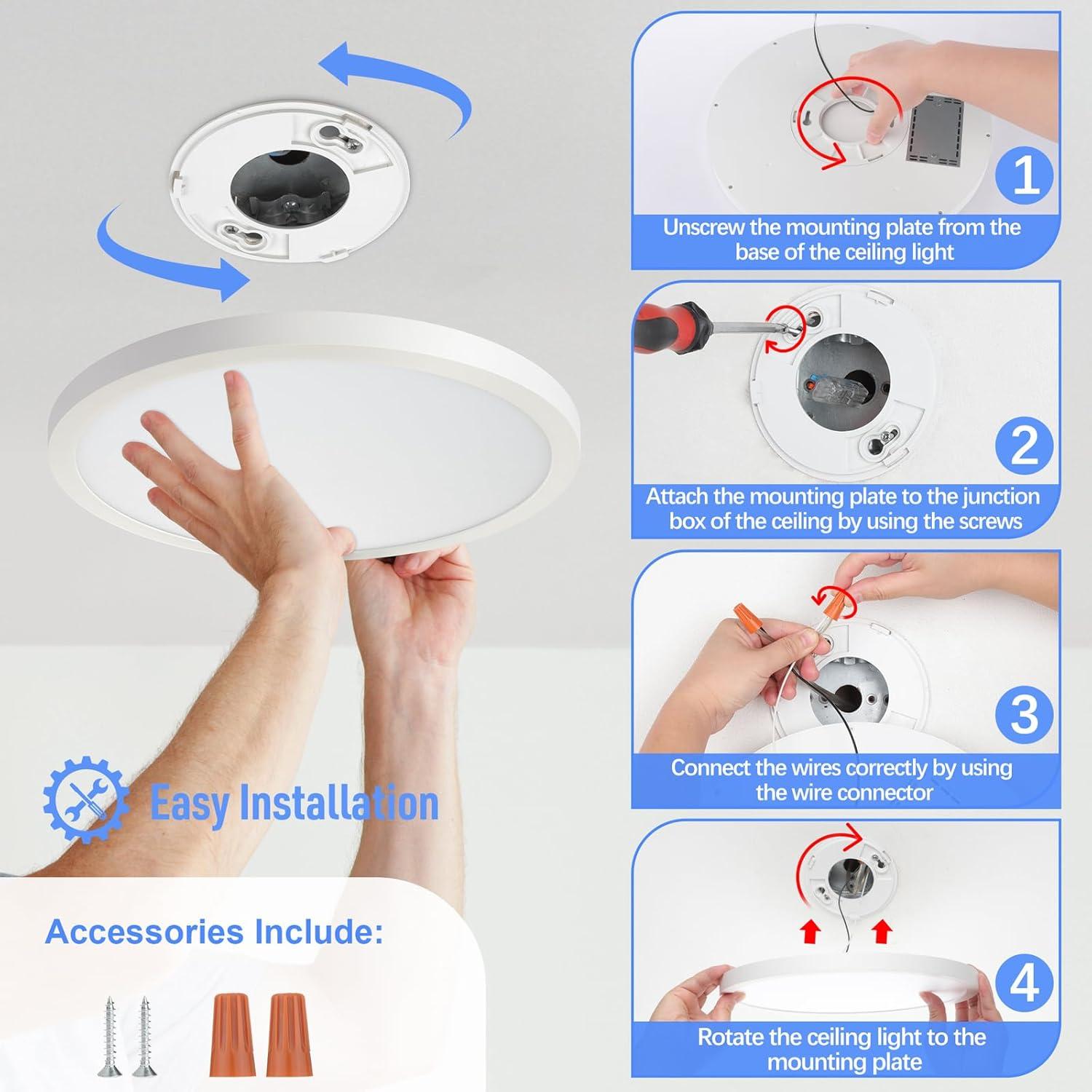 Luz de Techo LED Empotrada SunRider 24W 2400LM 6000K Blanco Frío