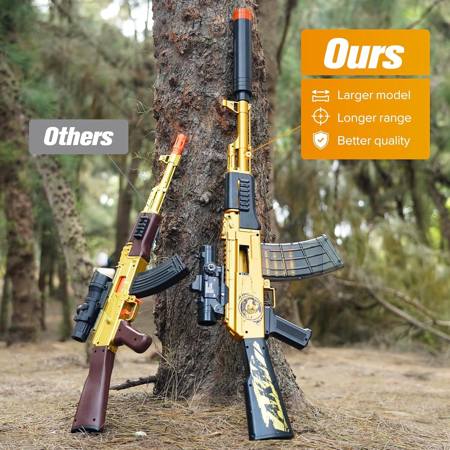 Lanzador de Dardos de Espuma AglodenK, 1.1 kg, 27.94x7.62x76.2 cm