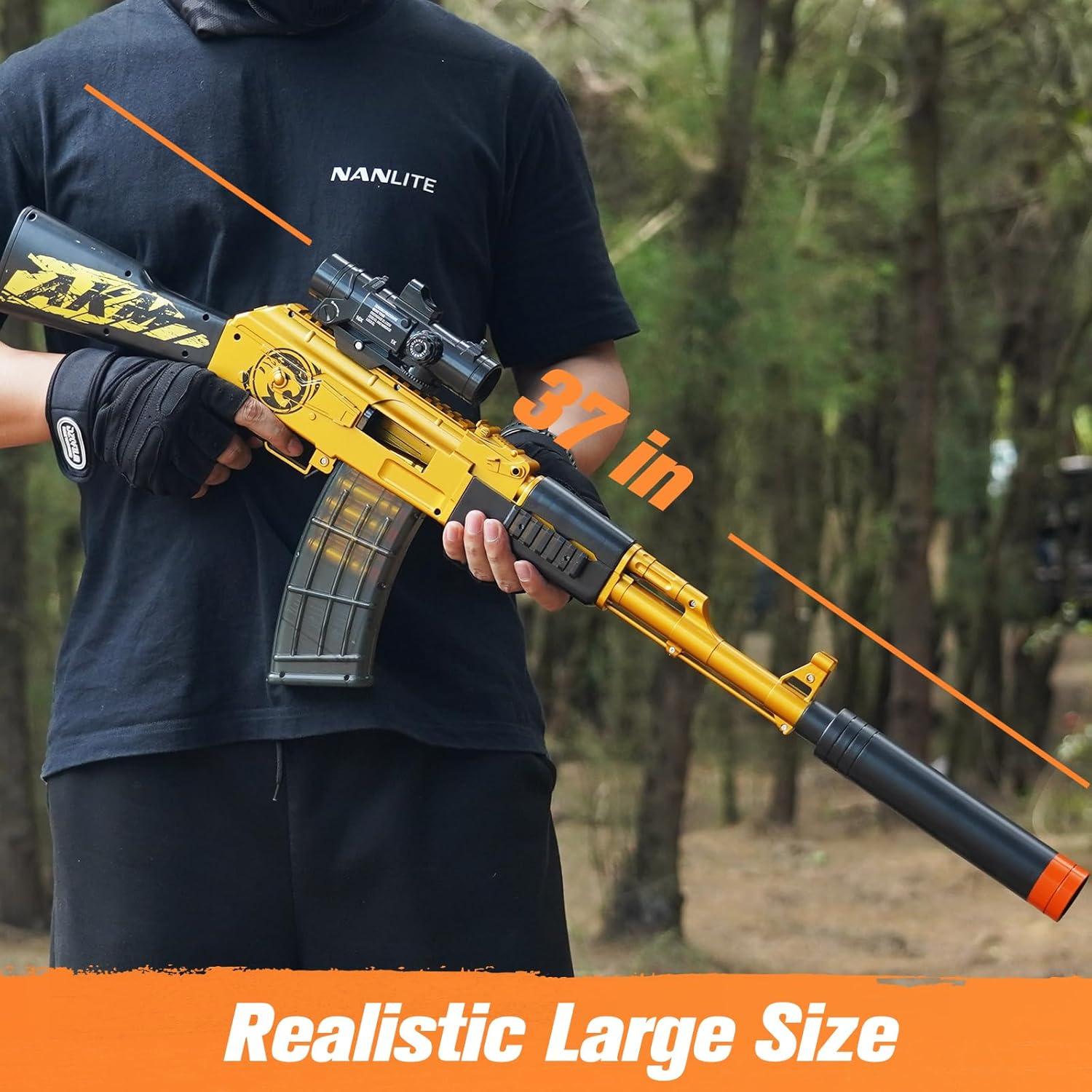 Lanzador de Dardos de Espuma AglodenK, 1.1 kg, 27.94x7.62x76.2 cm