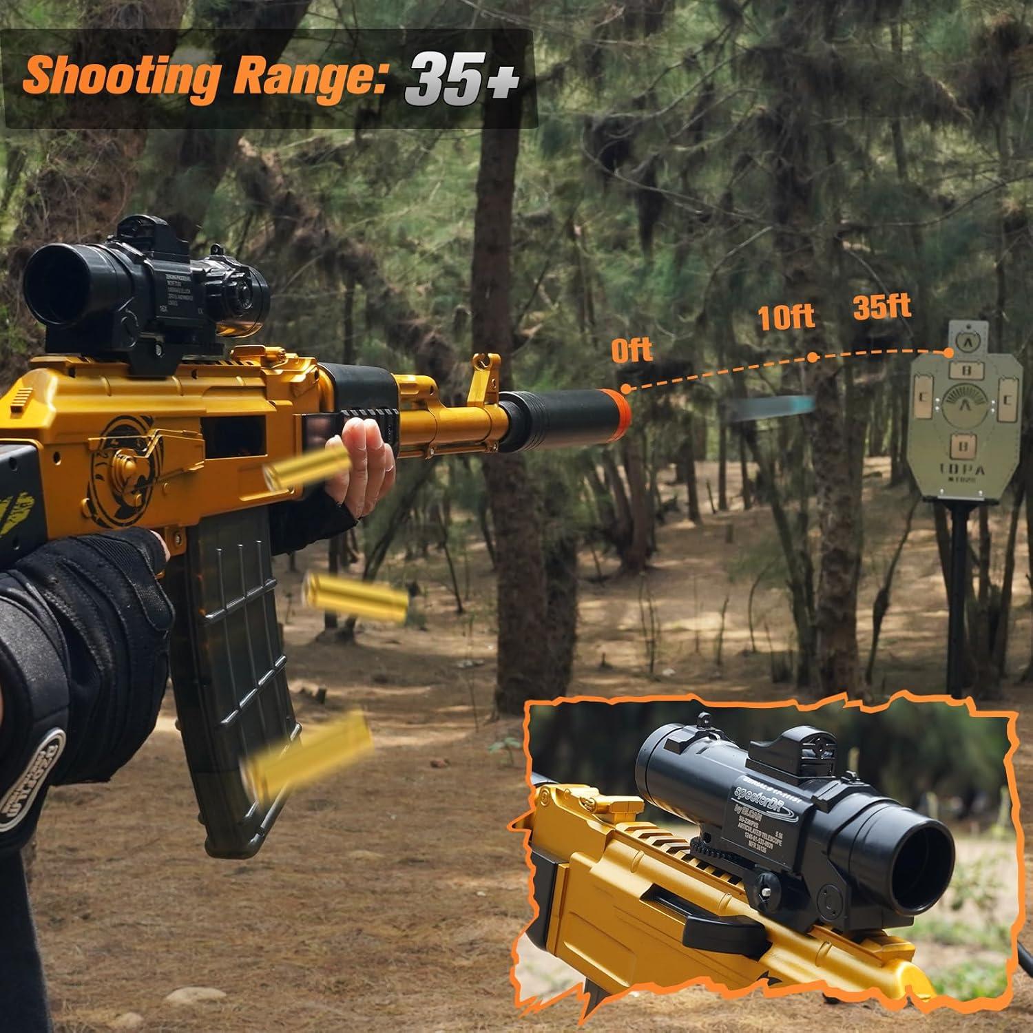 Lanzador de Dardos de Espuma AglodenK, 1.1 kg, 27.94x7.62x76.2 cm