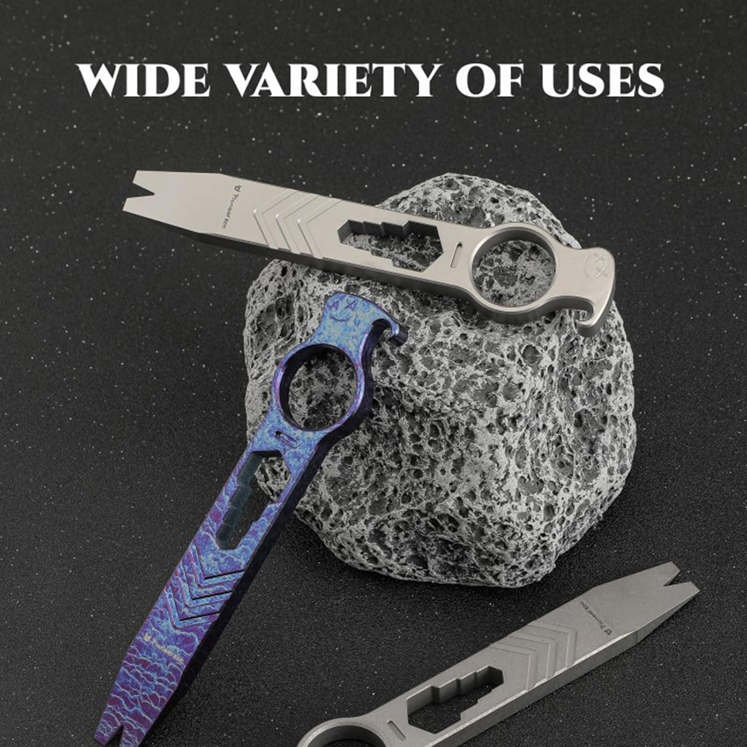 Barra de Palanca EDC Hamans de Titanio 140mm Multiuso