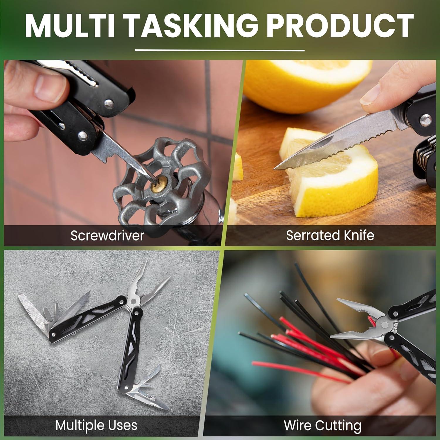 Herramienta Multiuso 14-en-1 Versaforge Acero Inoxidable