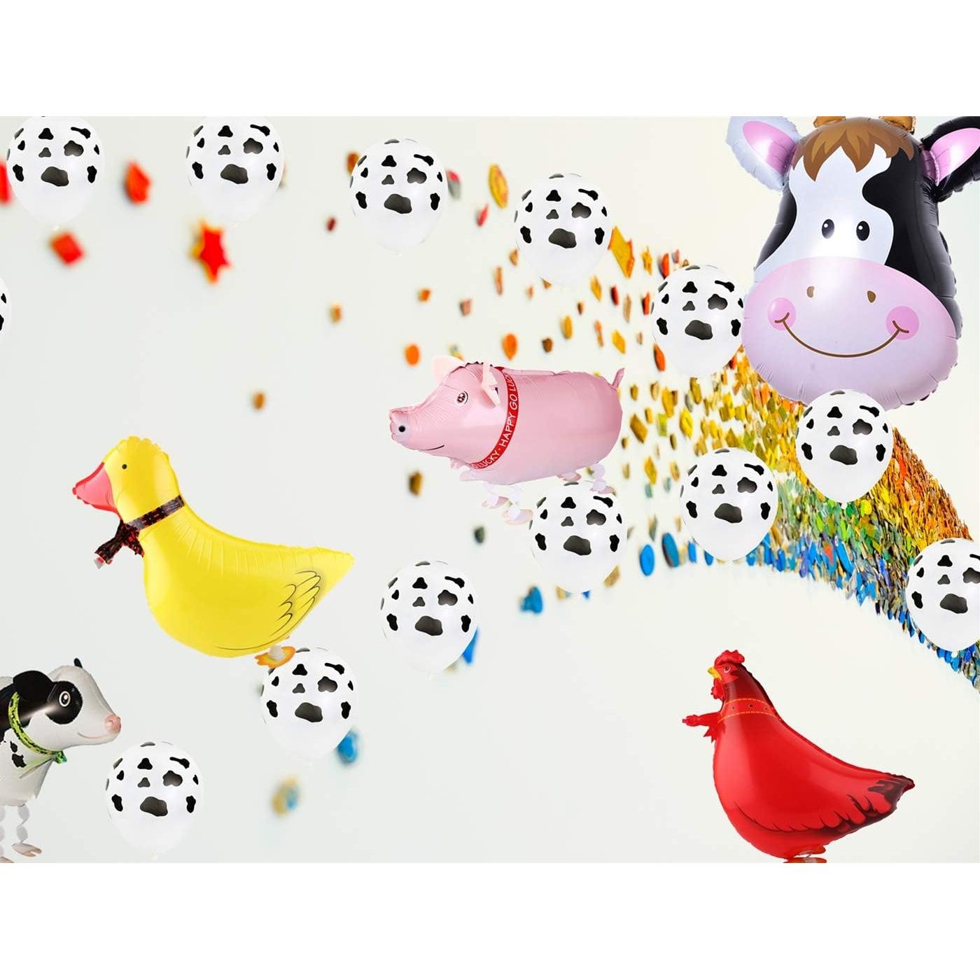 Kit de Decoración de Fiesta InBy 43pcs Animales de Granja