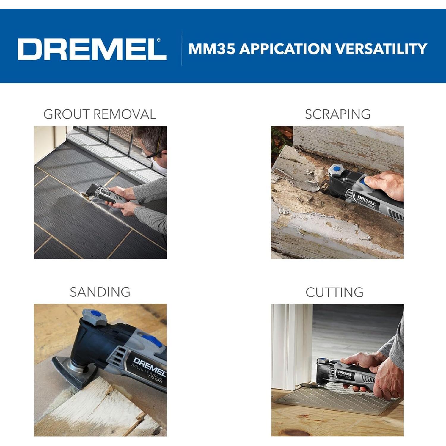 Dremel Multi-Max MM35-02 Herramienta Oscilante 3.5A Kit 8 Acc.