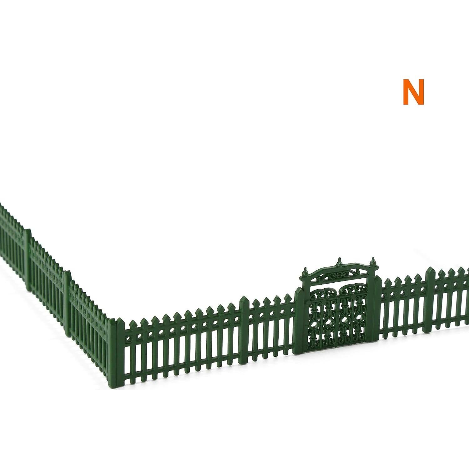 Cercas Modelo Escala N EVEMODEL Estilo A-Verde 1:160