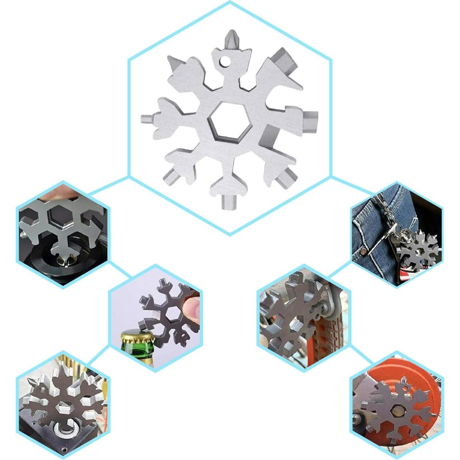 Herramienta Multiusos 18 en 1 Genérico Acero Inoxidable Plata