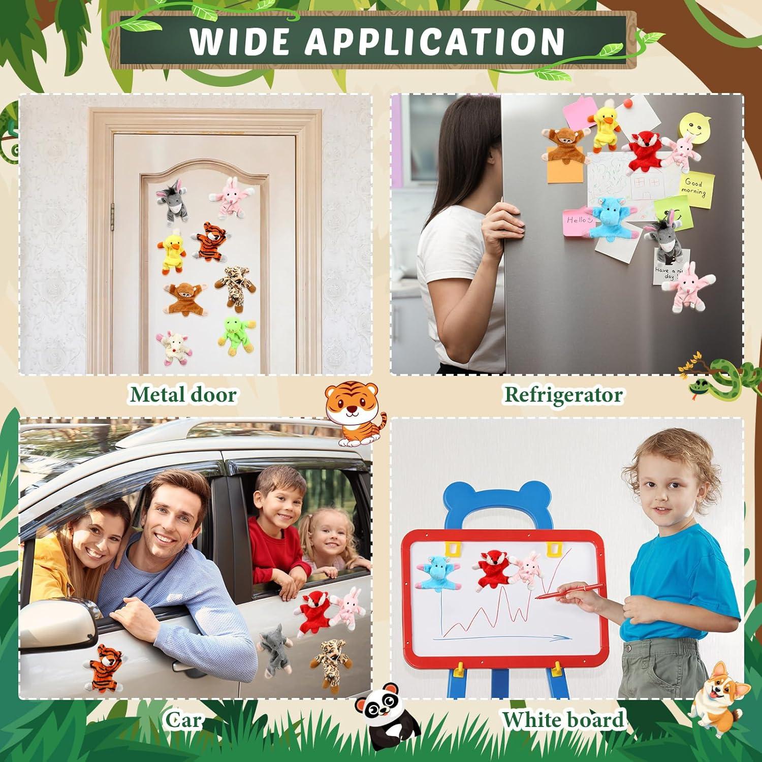 Juego de Imán de Animales Konohan - 12 Piezas Multicolor