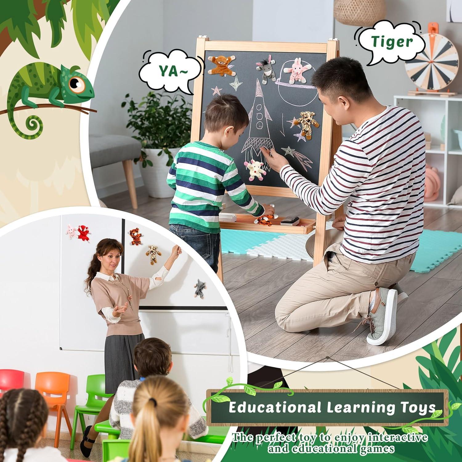 Juego de Imán de Animales Konohan - 12 Piezas Multicolor