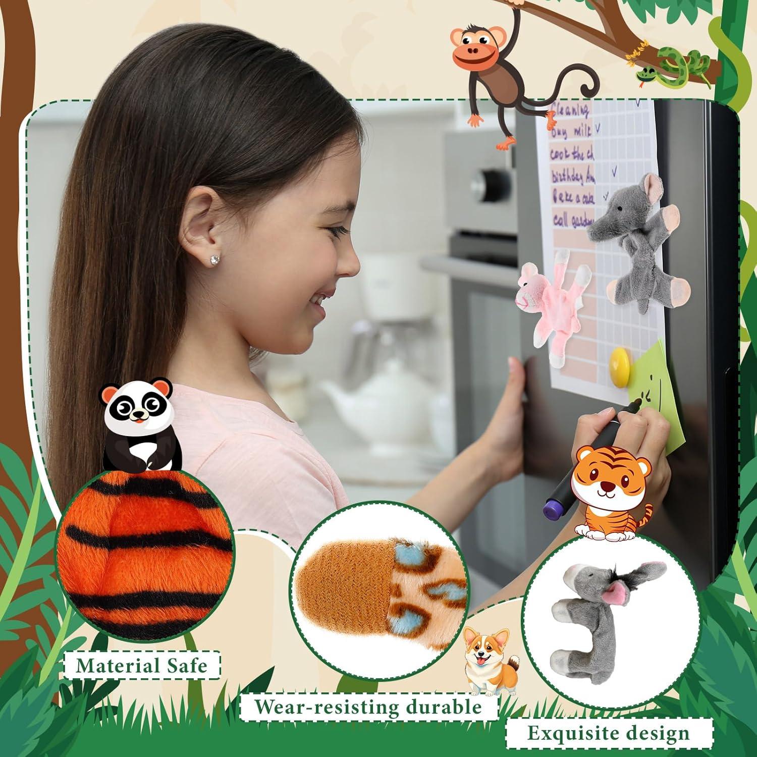 Juego de Imán de Animales Konohan - 12 Piezas Multicolor