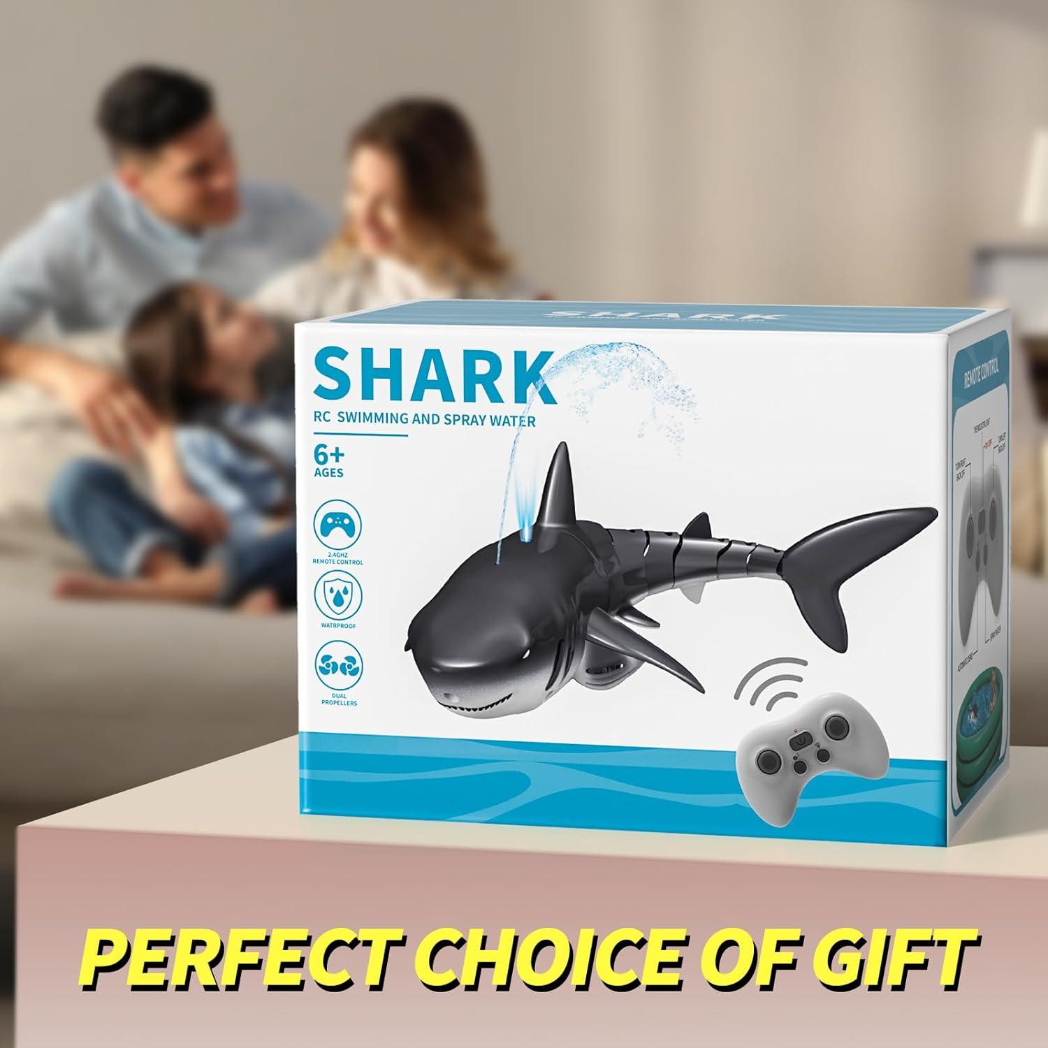 Tiburón RC Control Remoto 2.4GHz BLmukce 36.8cm Negro