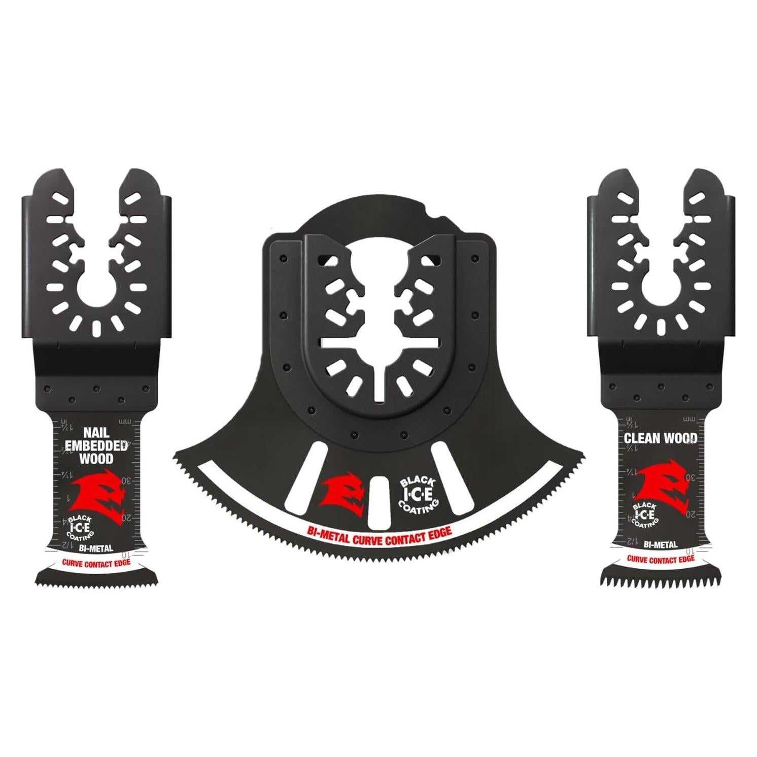 Juego de 3 Cuchillas Oscilantes Bi-Metal Diablo DOU3BS