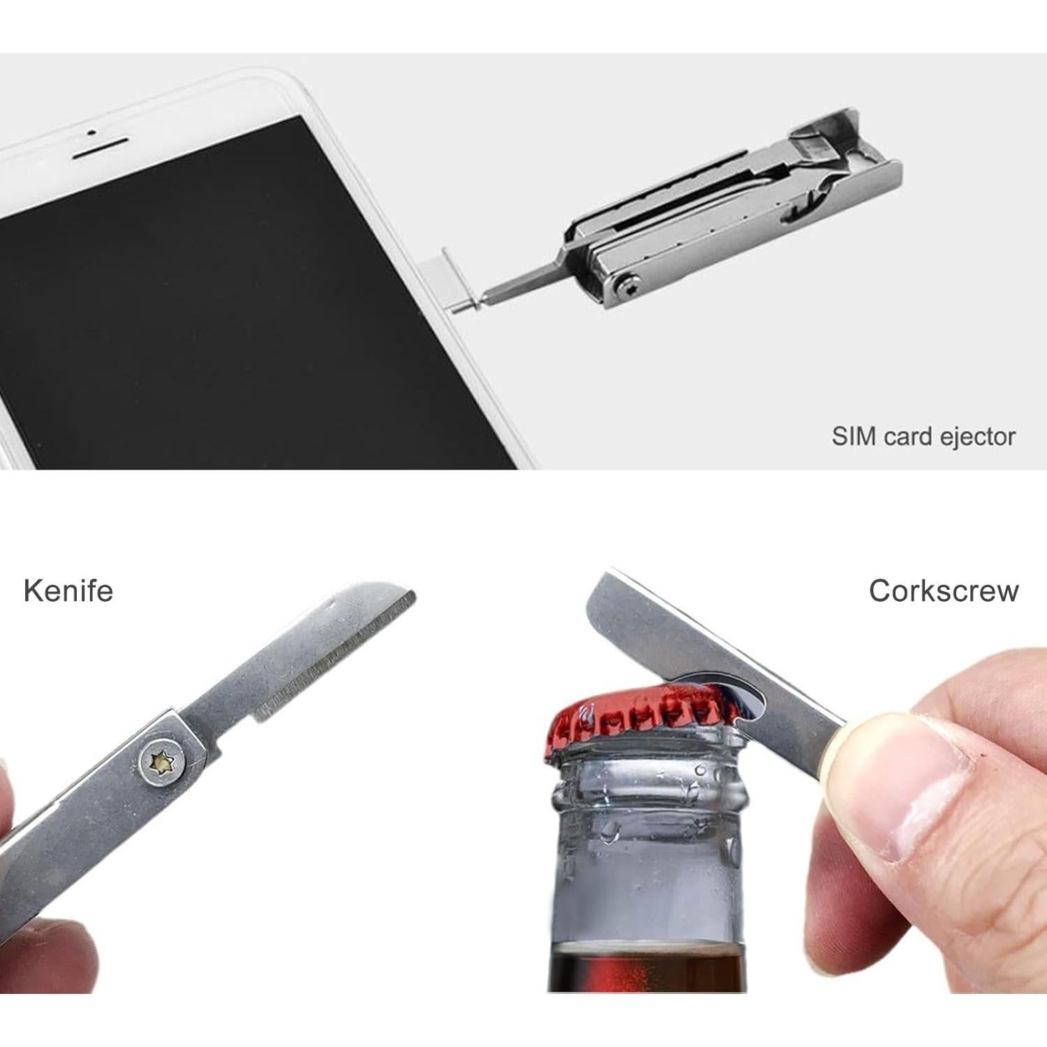 Multiherramienta 11 en 1 TWEW Acero Inoxidable Plegable