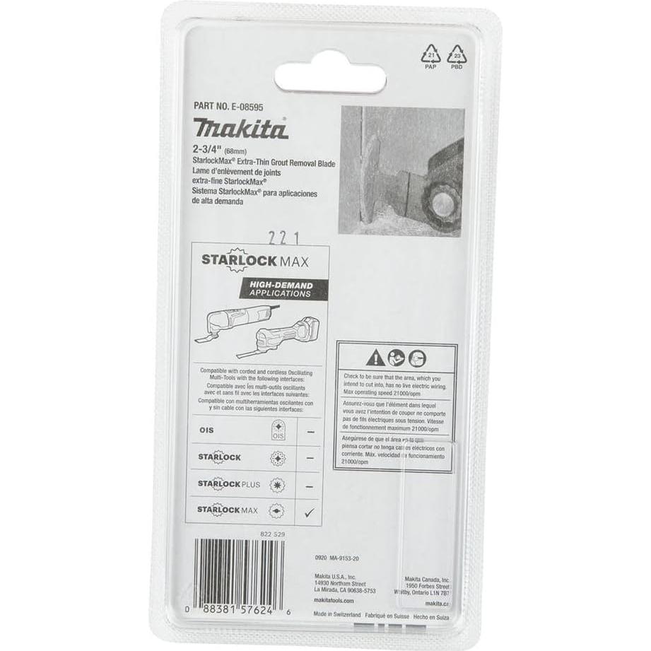 Hoja Segmentada Abrasiva Makita E-08595 StarlockMax 50 Granos