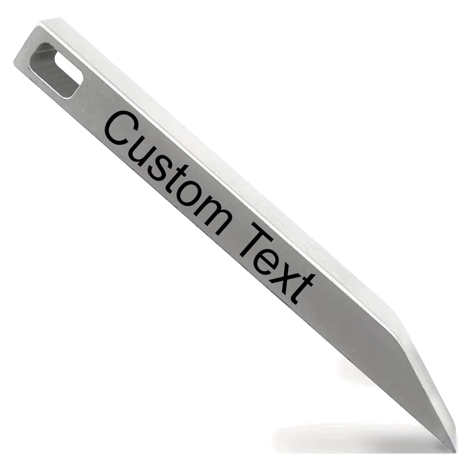 Llave Personalizada EDC Pry Bar Heavenly Metals - Mini Multitool con Destornillador y Abrebotellas