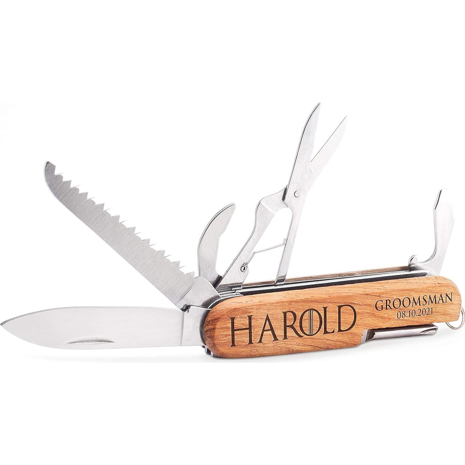 Multiherramienta Personalizada de Madera - Artículos Increíbles