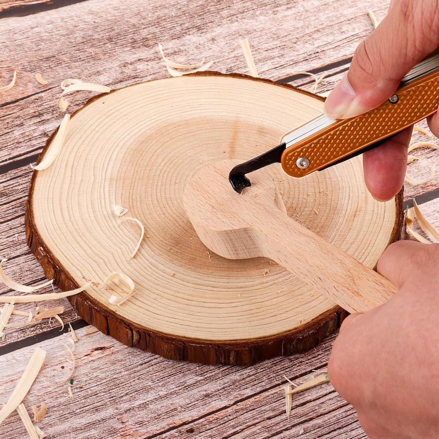 Cuchillo de Tallado Plegable Omninmo 11cm 6 Herramientas Diestro